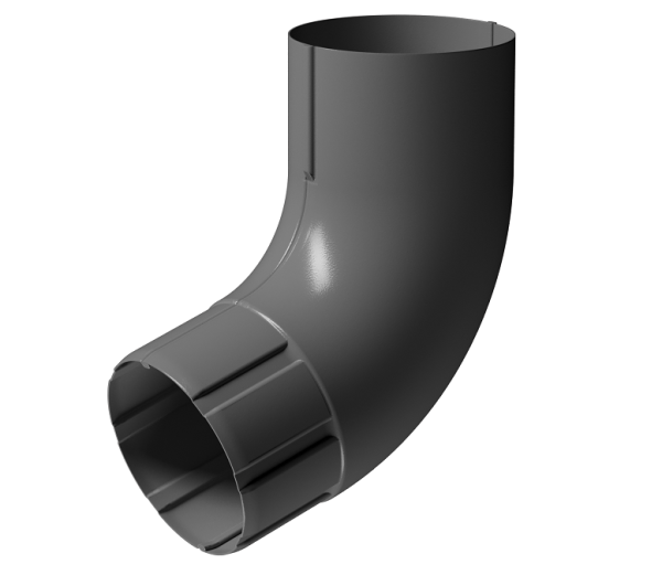 Колено 72° D90 Döcke STAL PREMIUM Графит, (RAL 7024) купить в Киришах