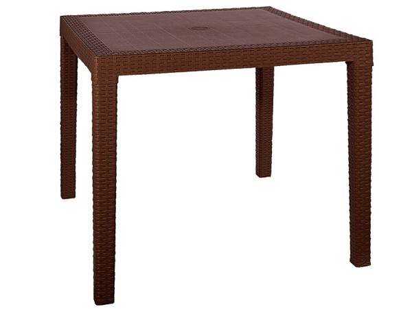 Стол квадратный FIJI Quatro Table Коричневый купить в Киришах