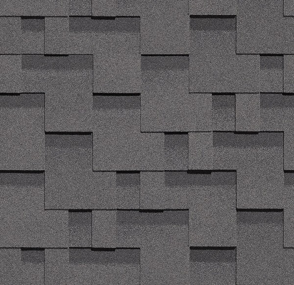 Гибкая черепица Docke, коллекция Тетрис – Серый купить в Киришах