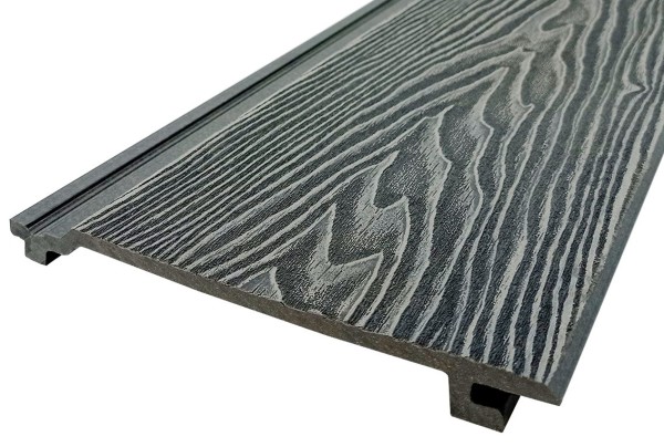 Сайдинг Darvolex 185x19x3000мм, 3D тиснение Серый купить в Киришах