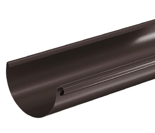 Водосток Aquasistem, система 125x90 - Водосточный желоб 3.00м RR 32 Тёмно Коричневый купить в Киришах