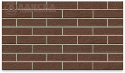 Фасадные Термопанели Аляска Braun Rustic