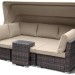 Диван-Трансформер AFINA плетеный из иск. ротанга AFM-320B Brown купить в Киришах