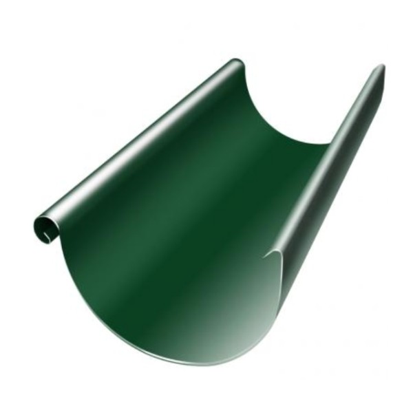 Водосток Grand Line 125x90 – Желоб 3м RAL 6005 купить в Киришах