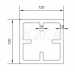 Столб SEQUOIA Evolution 3D WOOD GRAY купить в Киришах