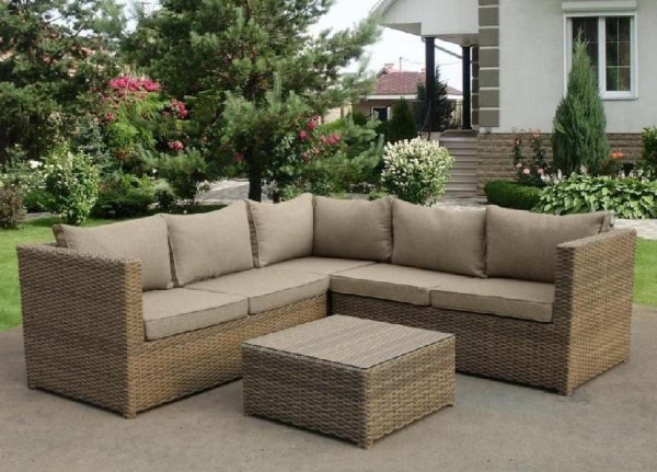 Комплект мебели AFINA плетеной из иск. ротанга YR825B Beige купить в Киришах