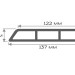 Доска Ромбус 3D ДПК Outdoor STORM GREY серая микс купить в Киришах