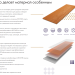 Фибросайдинг DECOVER 3600 x 190 x 8 мм Bordo купить в Киришах