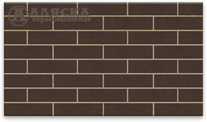 Фасадные Термопанели Аляска Amsterdam brown купить в Киришах