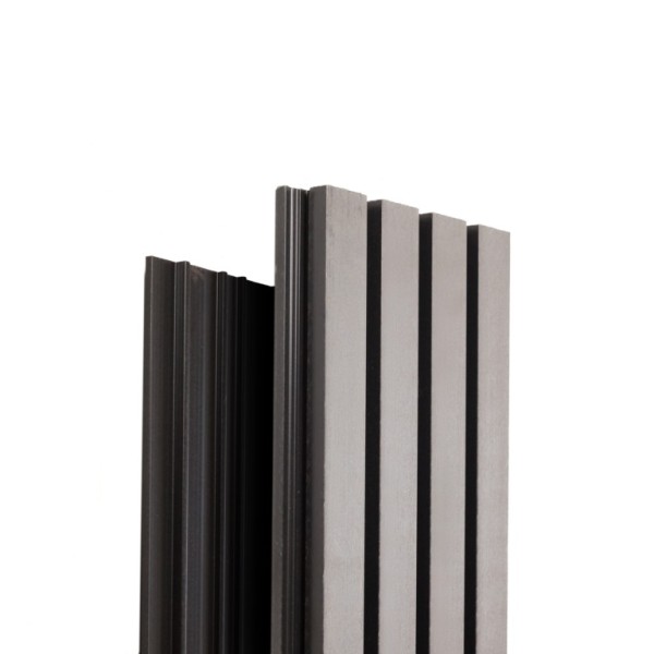 Фасадная доска Ecodecking Техно реечная 200х26х3000 Серый купить в Киришах