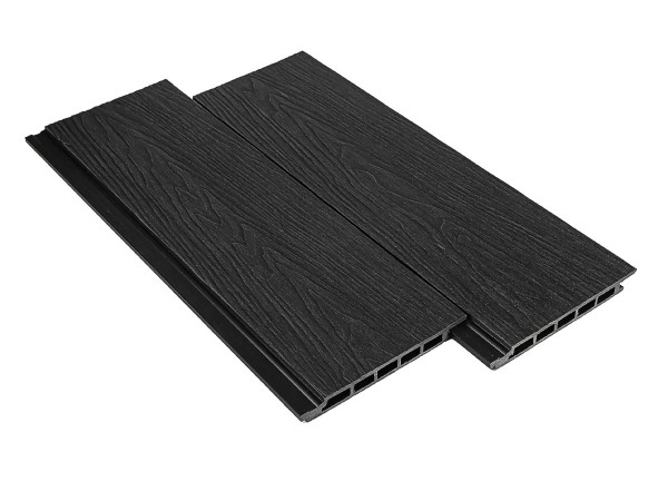 Фасадная панель из ДПК Deckart Vista 3D с текстурой дерева Графит купить в Киришах