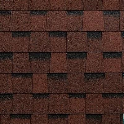 Двухслойная ламинированная черепица Shinglas, серия Фазенда – Красный купить в Киришах