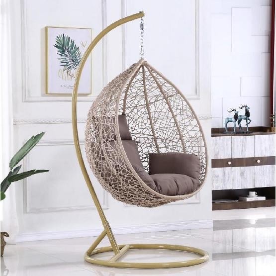 Кресло Подвесное из искусственного ротанга AFM-169A-LB Beige купить в Киришах