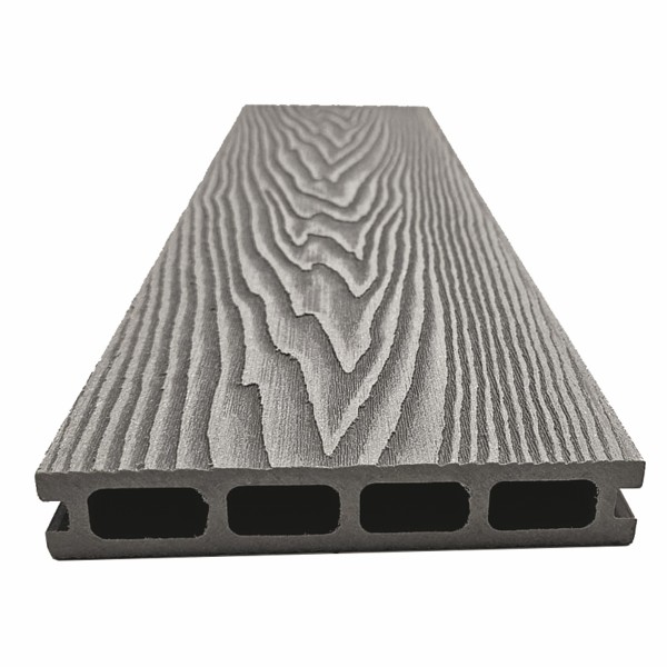 Террасная доская ДПК NanoWood Double 3D Серый купить в Киришах