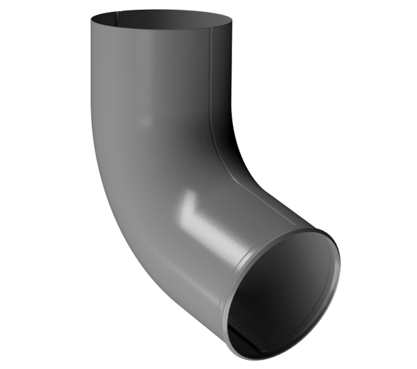 Отвод трубы D90 Döcke STAL PREMIUM Графит, (RAL 7024) купить в Киришах