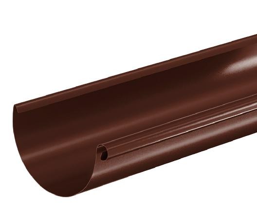 Водосток Aquasistem, система 125x90 - Водосточный желоб 3.00м RAL 8017 Коричневый купить в Киришах