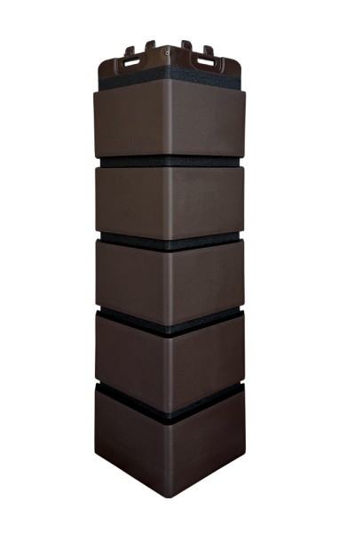 Угол Grand Line клинкерный кирпич ПРЕМИУМ Шоколадный (шов RAL 9005) купить в Киришах