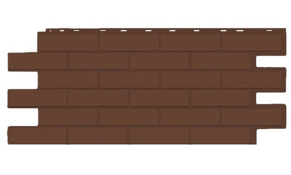 Фасадная панель T-Siding Кирпич Модерн Эко Браун купить в Киришах
