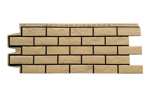 ФП Grand Line состаренный кирпич премиум Песочный (шов RAL 9005) купить в Киришах