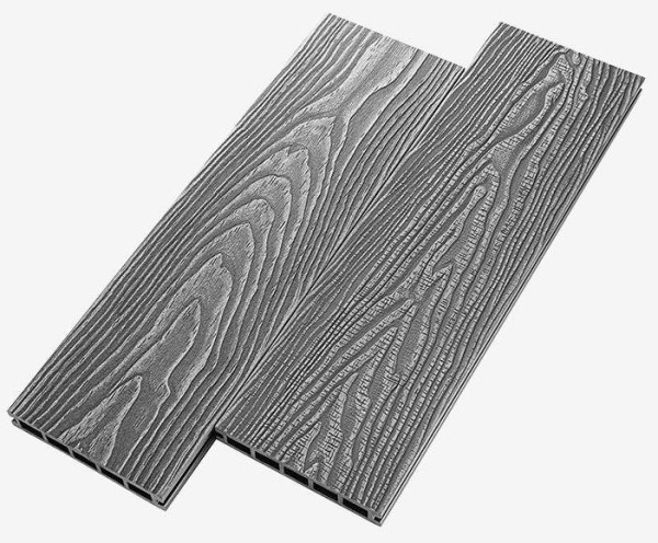 Террасная доска из ДПК RusDecking Unodeck Vintage - Серый купить в Киришах