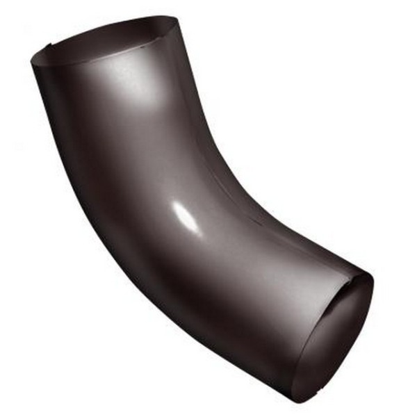 Водосток Grand Line 125x90 – Колено трубы RAL 8017 купить в Киришах