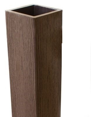 Столб опорный Woodvex Co-Extrusion Темно - Коричневый купить в Киришах