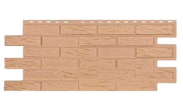 Фасадная панель T-Siding Кирпич Саман Эко Крем купить в Киришах