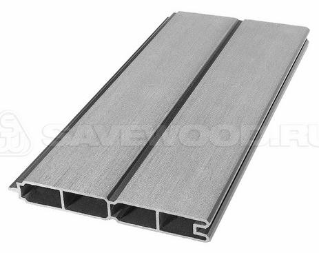 Заборный профиль из ДПК Savewood SW Agger матовый пепельный купить в Киришах